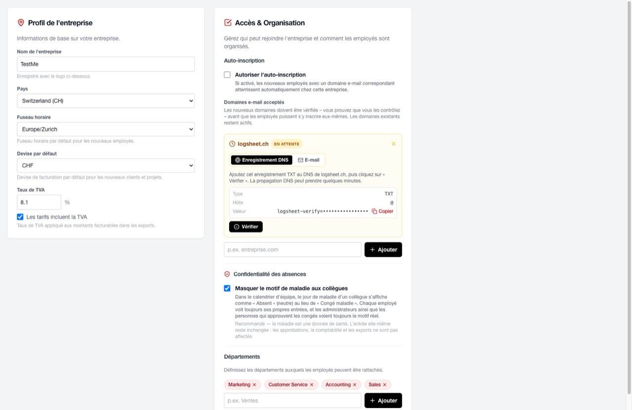 Gestion d'équipe multi-entreprises
