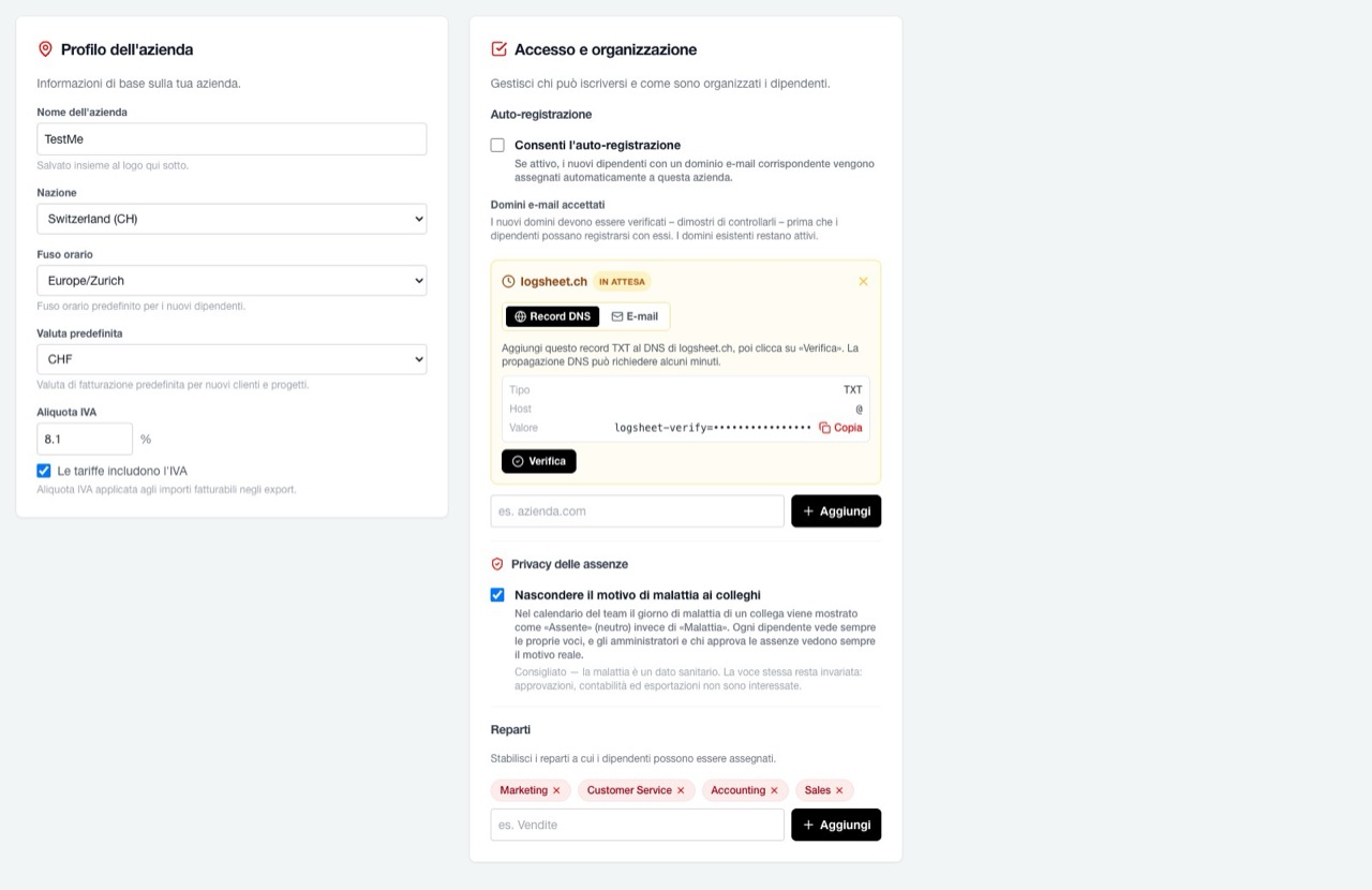 Gestione del team multi-azienda